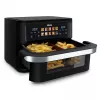 Freidora de aire Tristar FR-9078 doble 10 L, 2800 W, control táctil, LCD, negra/acero inoxidable