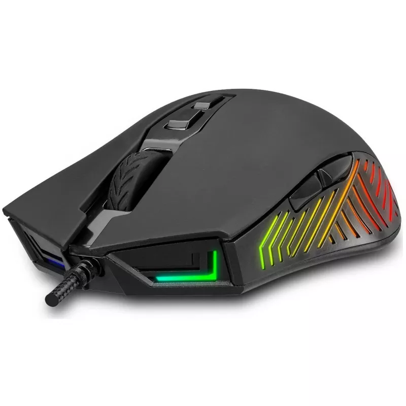 Ratón gaming INCA IMG-GT17 6400 DPI. RGB. 7 botones. USB. SW retail