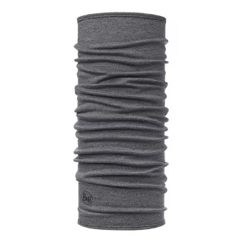 Braga de cuello multiusos Buff Merino Midweight gris