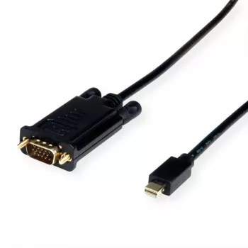 Adaptador de cable de vídeo VALUE 11.99.5807 2 m Mini DisplayPort a VGA