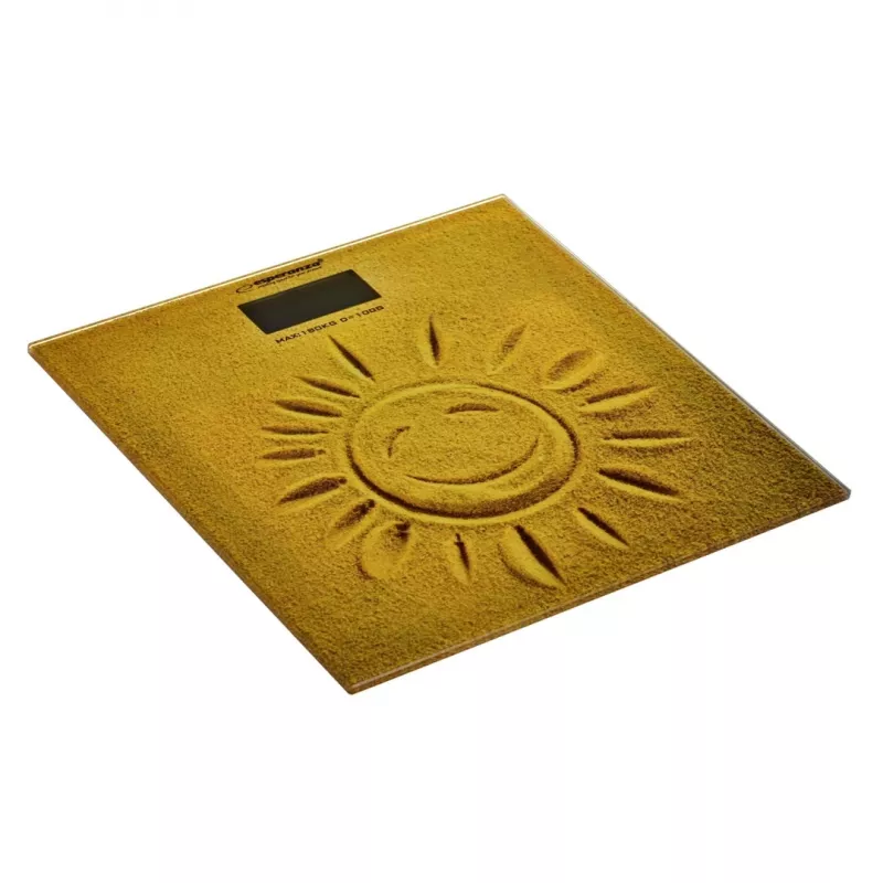 Báscula de baño Esperanza EBS006 Báscula electrónica de baño cuadrada beige