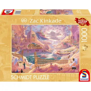 Puzzle Schmidt Spiele Zac Kinkade Kingdom of Heaven — 1000 piezas, arte de paisaje