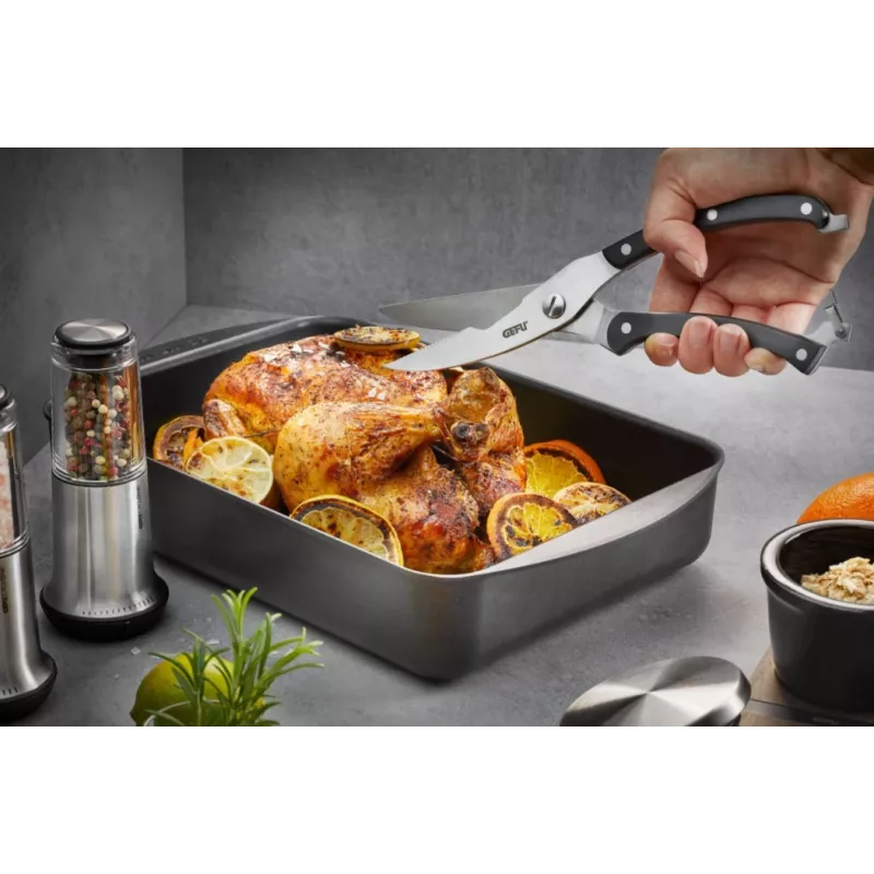 Tijeras de cocina para aves GEFU VIGO G-12620 — tijeras para aves, herramienta de corte manual