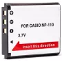 Batería recargable extra digital NP-110 3,7V 1000mAh para dispositivos portátiles
