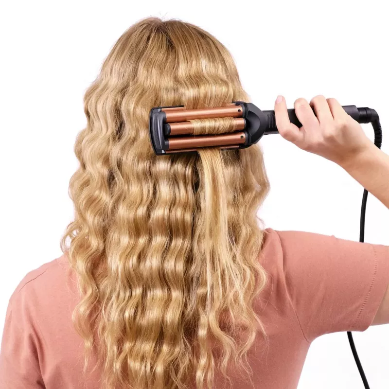 BaByliss Deep Waves rizador Warm Black, Orange 98,4 (2,5 m)