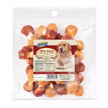 HILTON Bones con pato y pollo - masticables para perros - 500 g