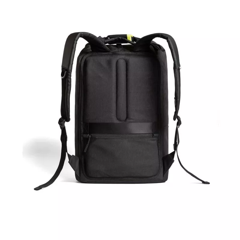 XD Design Bobby Urban Lite P705.501 mochila antirrobo para portátil, 15 pulgadas, 22 l (ampliable a 27 l), resistente al agua, bolsillos RFID, correa para equipaje, negra