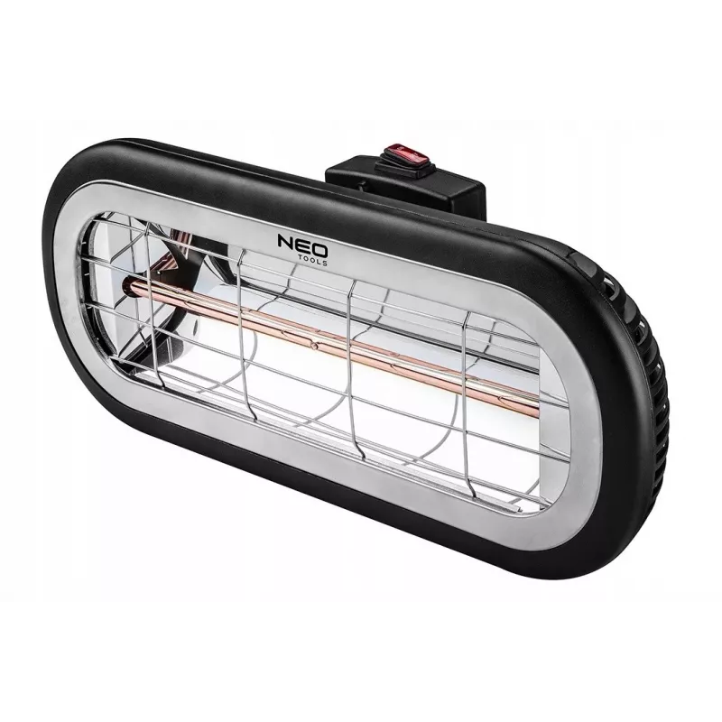 NEO TOOLS 90-032 calefactor eléctrico infrarrojo para interior y exterior 2000 W negro