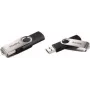 Memoria USB Hama Rotate 64 GB USB Type-A 2.0 negra, plata