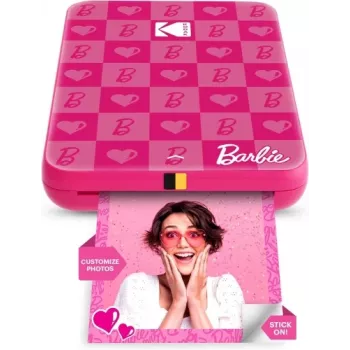 Barbie x Kodak STEP Slim impresora fotográfica móvil instantánea Colour ZINK 2x3'' 1 ppm, Bluetooth, rosa
