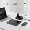 Regleta Maclean MCE388 B, 2 tomas, 3x USB, 110-240 V, 2500 W, 3 m, negra