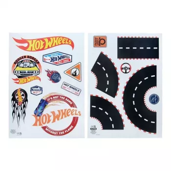 Pegatina de pared Paladone Hot Wheels Personalisation PP13745HW — pegatinas autoadhesivas decorativas para habitaciones infantiles