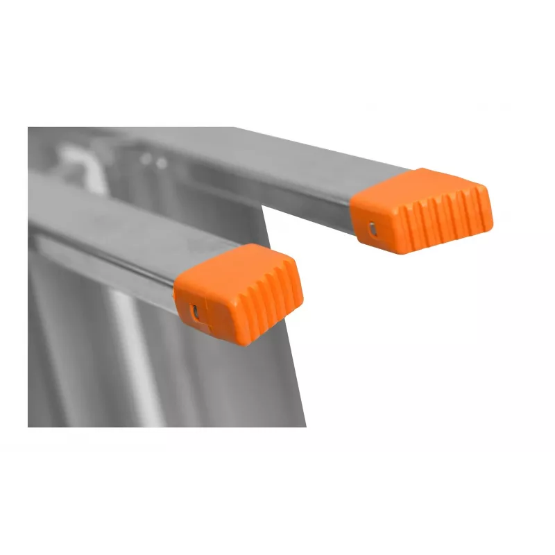Krause Dopplo 120410 escalera de tijera de doble acceso, aluminio, 2 x 5 peldaños
