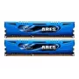 DIMM 16 GB DDR3-2133 (2x 8 GB) Kit dual, Memoria Azul, F3-2133C10D-16GAB, ARES