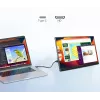 Monitor portátil para portátiles, teléfonos y consolas Extralink Smart Life 14, USB-C/Micro-HDMI