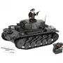 Set de construcción Cobi Panzerkampfwagen II Ausf. F – 813 piezas, negro, edad 9+