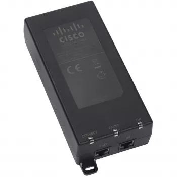 Inyector PoE Cisco AIR-PWRINJ6 — hasta 30 W, Gigabit Ethernet, IEEE 802.3at, Negro