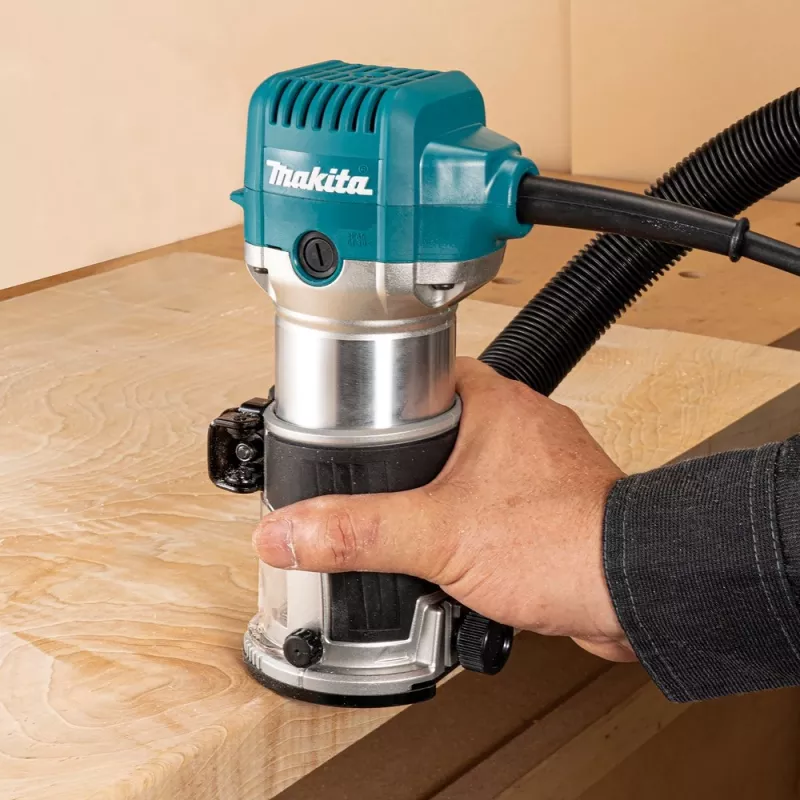 Fresadora y recortadora eléctrica 710W Makita RT0702C