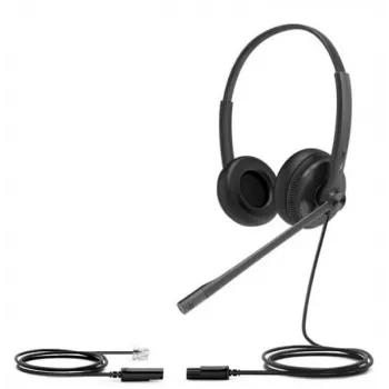 Yealink YHS34 auricular con cable diadema llamadas/música negro