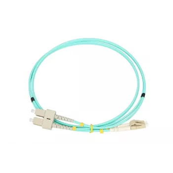 Patchcord Extralink LC/UPC – SC/UPC, Multimodo OM3, Dúplex, 3 mm, 5 m