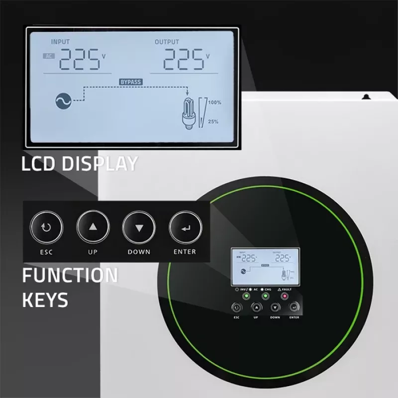 Inversor solar híbrido Off-Grid 6200W | 120A