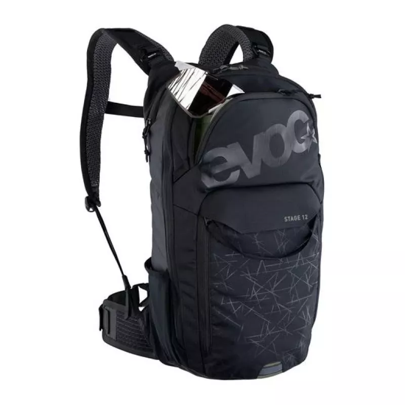 EVOC Stage mochila de ciclismo, nailon/polirratán, negra