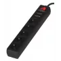EnerGenie SPF5-C-5 Protector de sobretensión 5 tomas AC 250 V 1,5 m negro