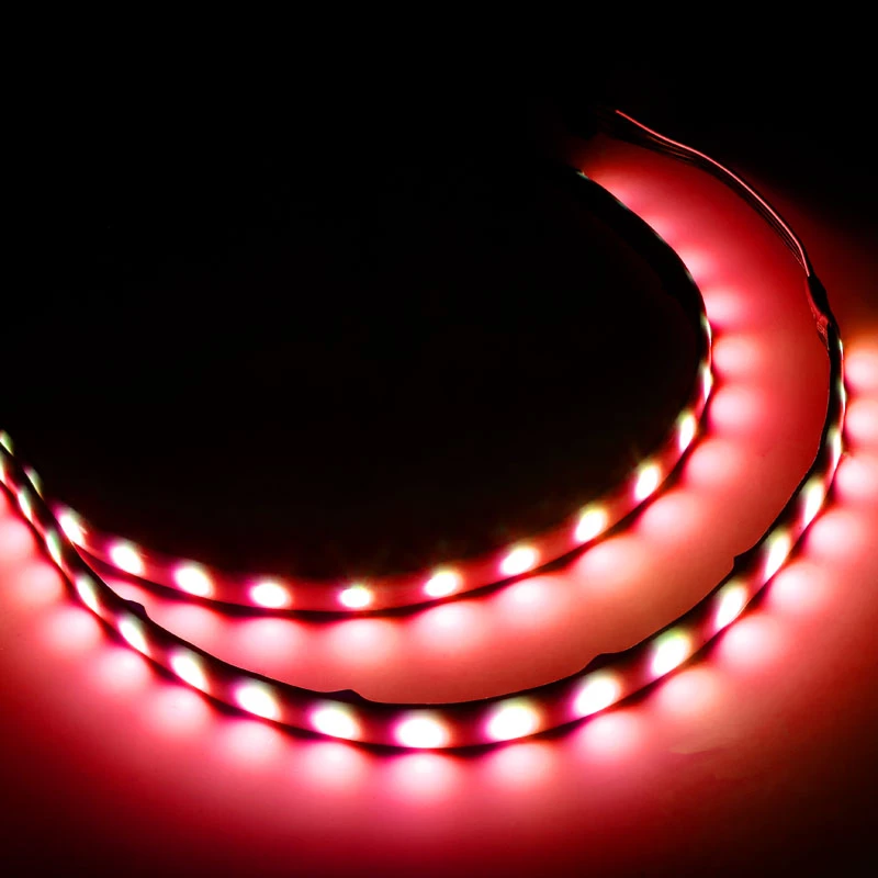 SilverStone SST-LSB01 concentrador LED RGB con 2 tiras LED, negro