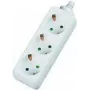Alargador Dexlan 994904 4 m 3 tomas de corriente para interior blanco