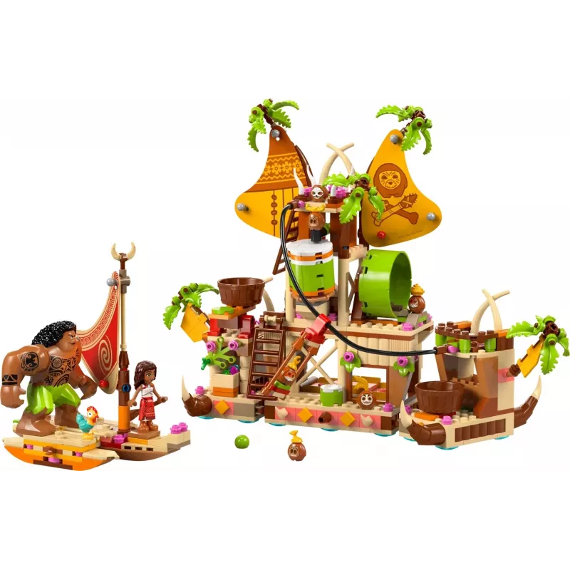 LEGO Disney Kakamora-Barke Spielset 43258 – 572 piezas, 2 minifiguras, para niños a partir de 7 años