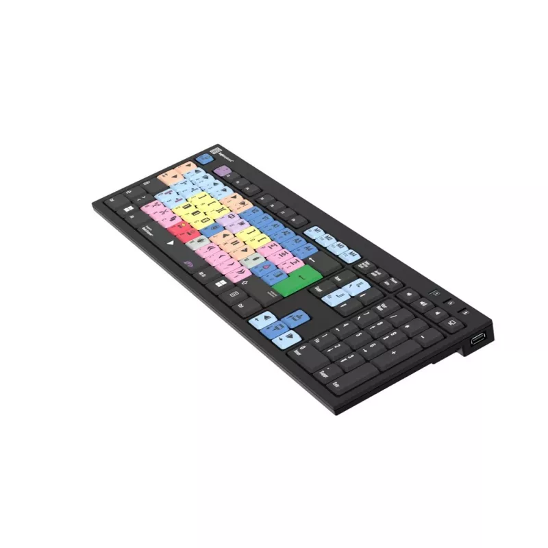 Logickeyboard Avid Media Composer+ LogicLight para PC/negro