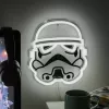 Luz LED de neón para pared Paladone Stormtrooper modelo PP14595SWVN, iluminación decorativa Star Wars