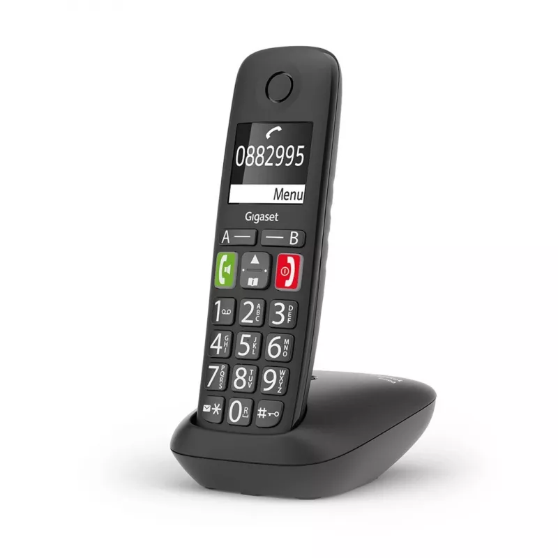 Gigaset E290 teléfono inalámbrico, negro