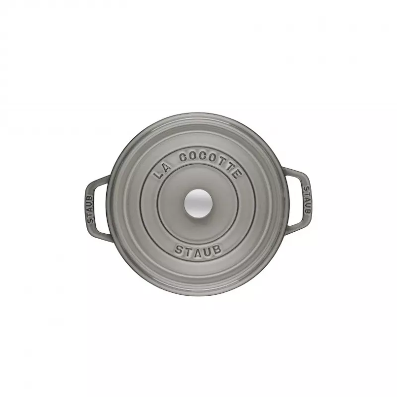 Cocotte Staub 20 cm gris hierro fundido