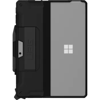 Urban Armor Gear UAG Scout Series Rugged Surface Pro 9, 10, 11 Scout Series con correa de mano – Bulk Poly Bag – negro – cubierta trasera para tablet – negro – para Microsoft Surface Pro 9, 10,