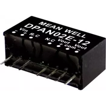 Fuente de alimentación MEAN WELL DPAN02B-15 2W 15V 18-36V entrada