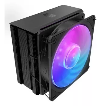 Disipador de aire Cooler Master Hyper 212 3DHP Negro ARGB — ventilador de 120 mm, compatible con LGA1700/AM5/AM4