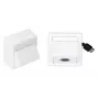 Enchufe Vivolink WI221185 USB blanco