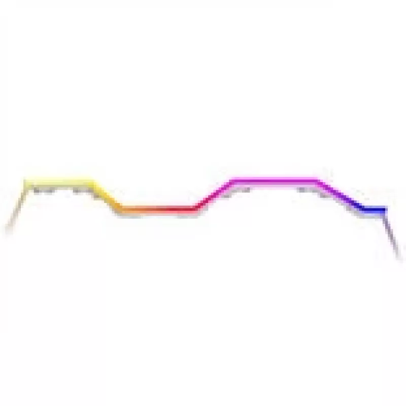 Tira LED HYTE Noodle LN70 ARGB blanca — tira de iluminación ARGB direccionable para carcasas de PC e iluminación ambiental