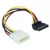 Cable de alimentación SATA HDD 4-Pin conector macho acodado DeLOCK 60101