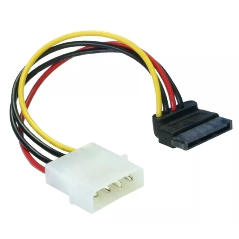 Cable de alimentación SATA HDD 4-Pin conector macho acodado DeLOCK 60101