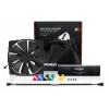 Noctua NF-A20 PWM chromax.black.swap ventilador de caja, 200 mm, 350–800 rpm, 18,1 dB, rodamiento SSO2, negro