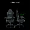 Silla gaming Razer Iskur V2 asiento acolchado negro