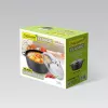 Olla con tapa Maestro MR-4628C, menaje de acero inoxidable, 28 cm de diámetro, 5,8 L, antiadherente, 2 asas