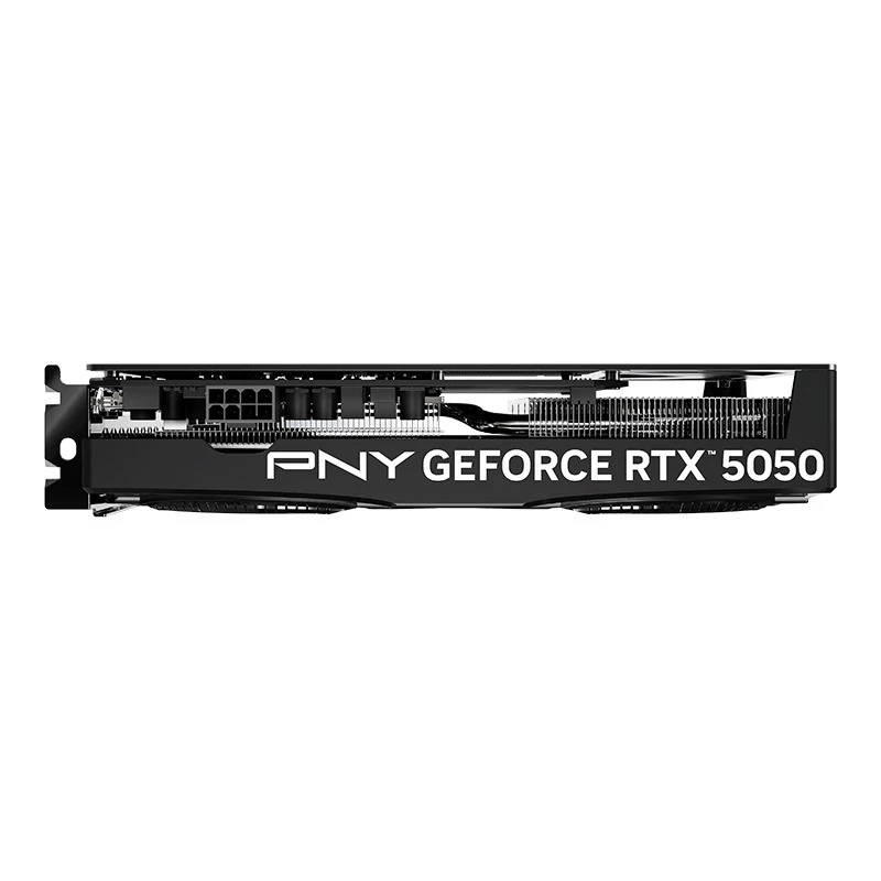Tarjeta gráfica PNY GeForce RTX 5050 – 8 GB GDDR6, 2317 MHz, 128 bits, PCIe x8 5.0, refrigeración de doble ventilador