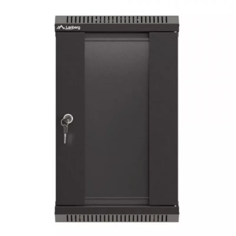 Lanberg WF11-3309-10B armario rack 9U rack de montaje en pared negro