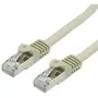 VALUE - Cable de parcheo - RJ-45 (M) a RJ-45 (M) - 50 cm - SFTP, PiMF - CAT 6a - moldeado - gris