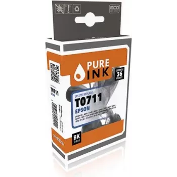 Pure Ink EPST0711BK Consumible de impresora negro