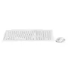 Rapoo 8210M set de teclado y ratón inalámbricos multimodo, blanco