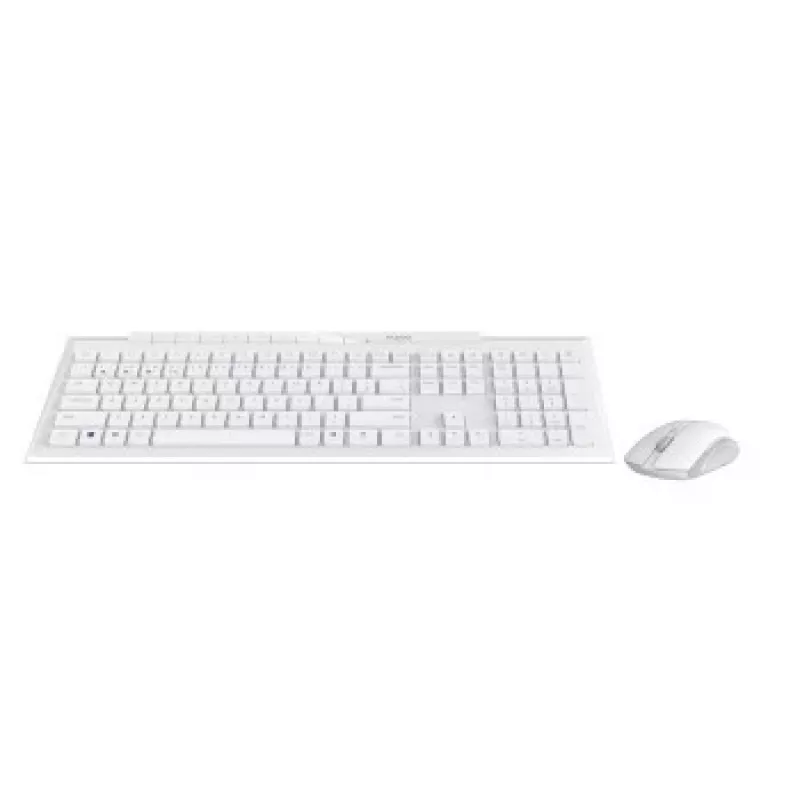 Rapoo 8210M set de teclado y ratón inalámbricos multimodo, blanco